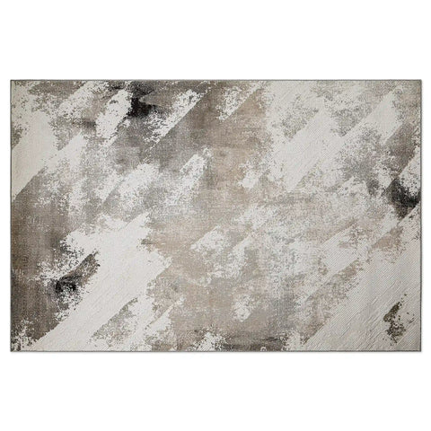 Puxina Abstract Brushstroke Neutral Area Rug