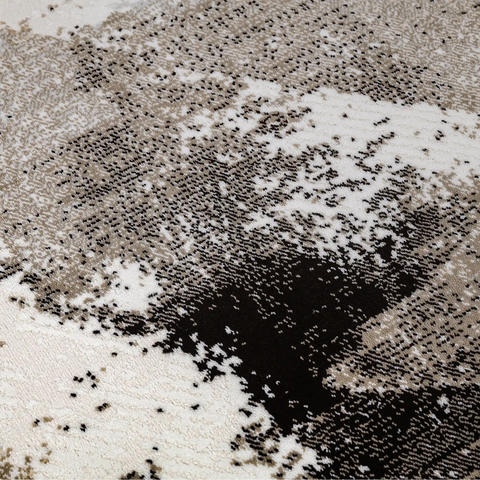 Puxina Abstract Brushstroke Neutral Area Rug