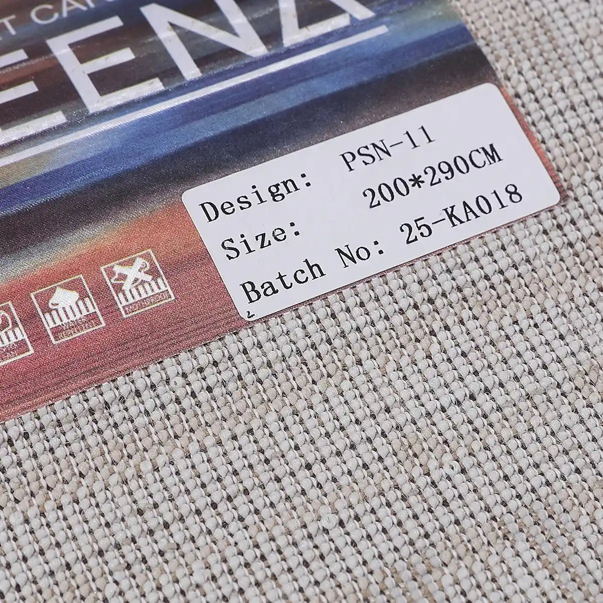 Puxina Abstract Linear Texture Neutral Area Rug