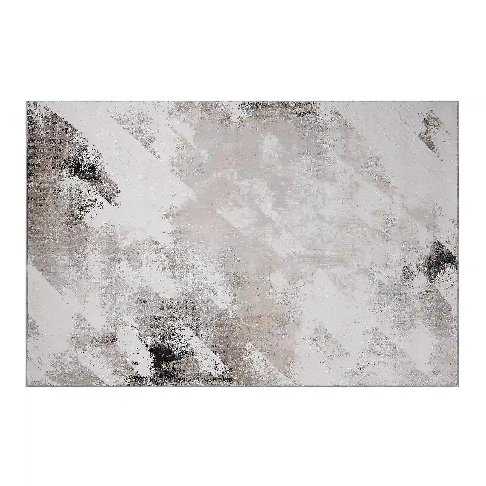 Puxina Abstract Neutral Area Rug for Modern Interiors – HOUSEGENT