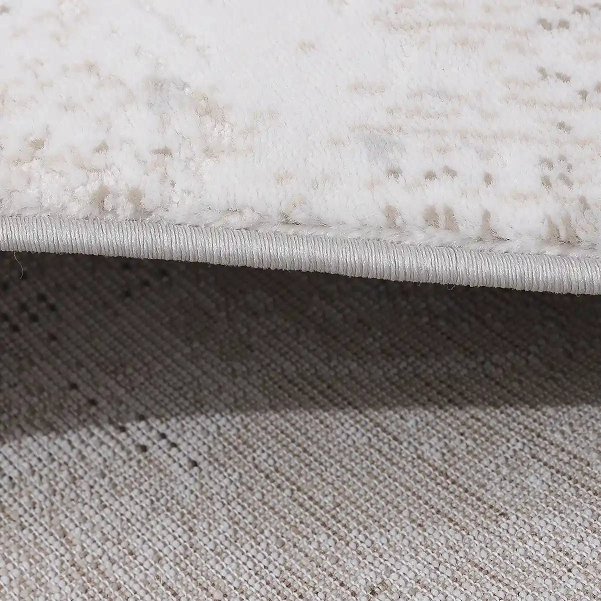 Puxina Abstract Brushstroke Neutral Area Rug