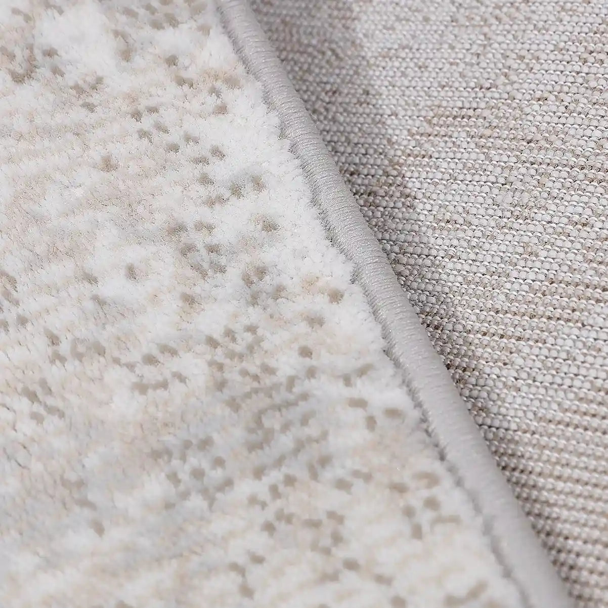 Puxina Abstract Brushstroke Neutral Area Rug