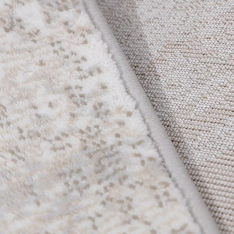 Puxina Abstract Brushstroke Neutral Area Rug