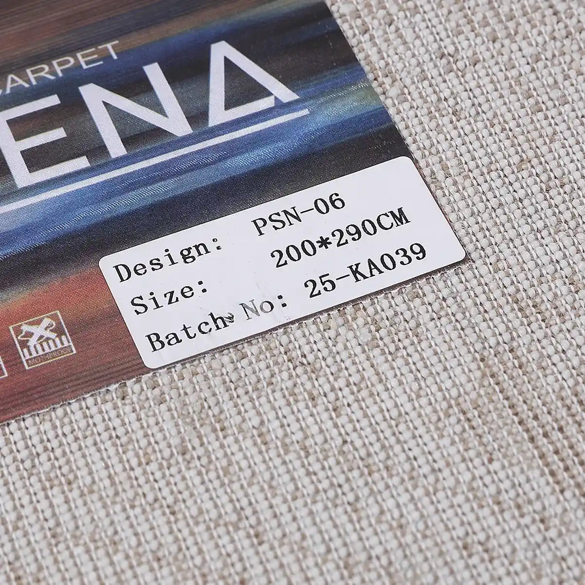 Puxina Abstract Brushstroke Neutral Area Rug