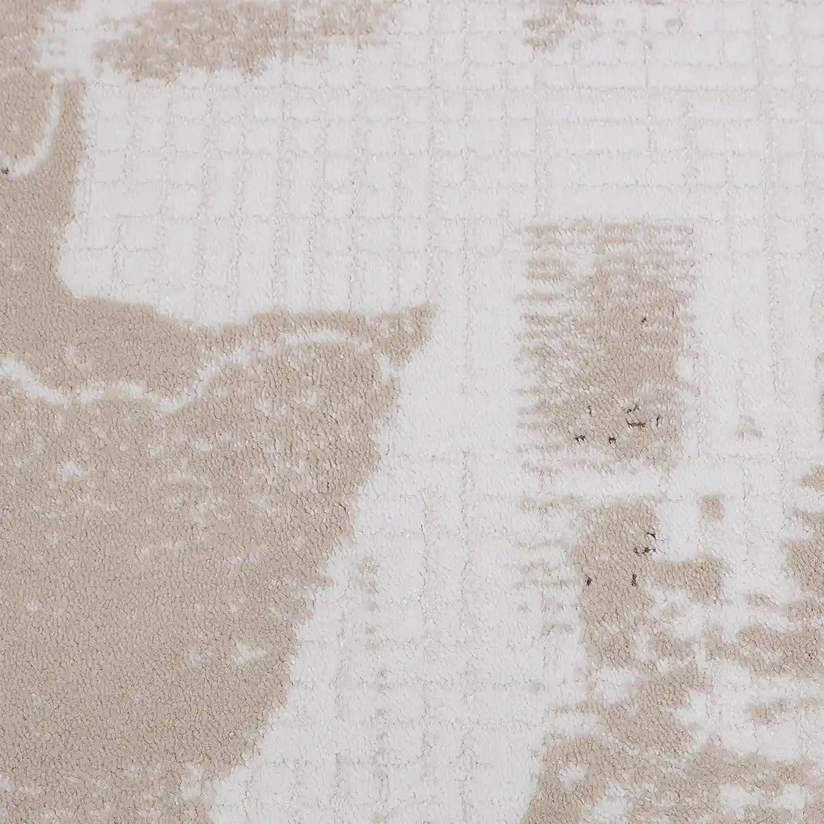 Puxina Layered Block Abstract Neutral Area Rug