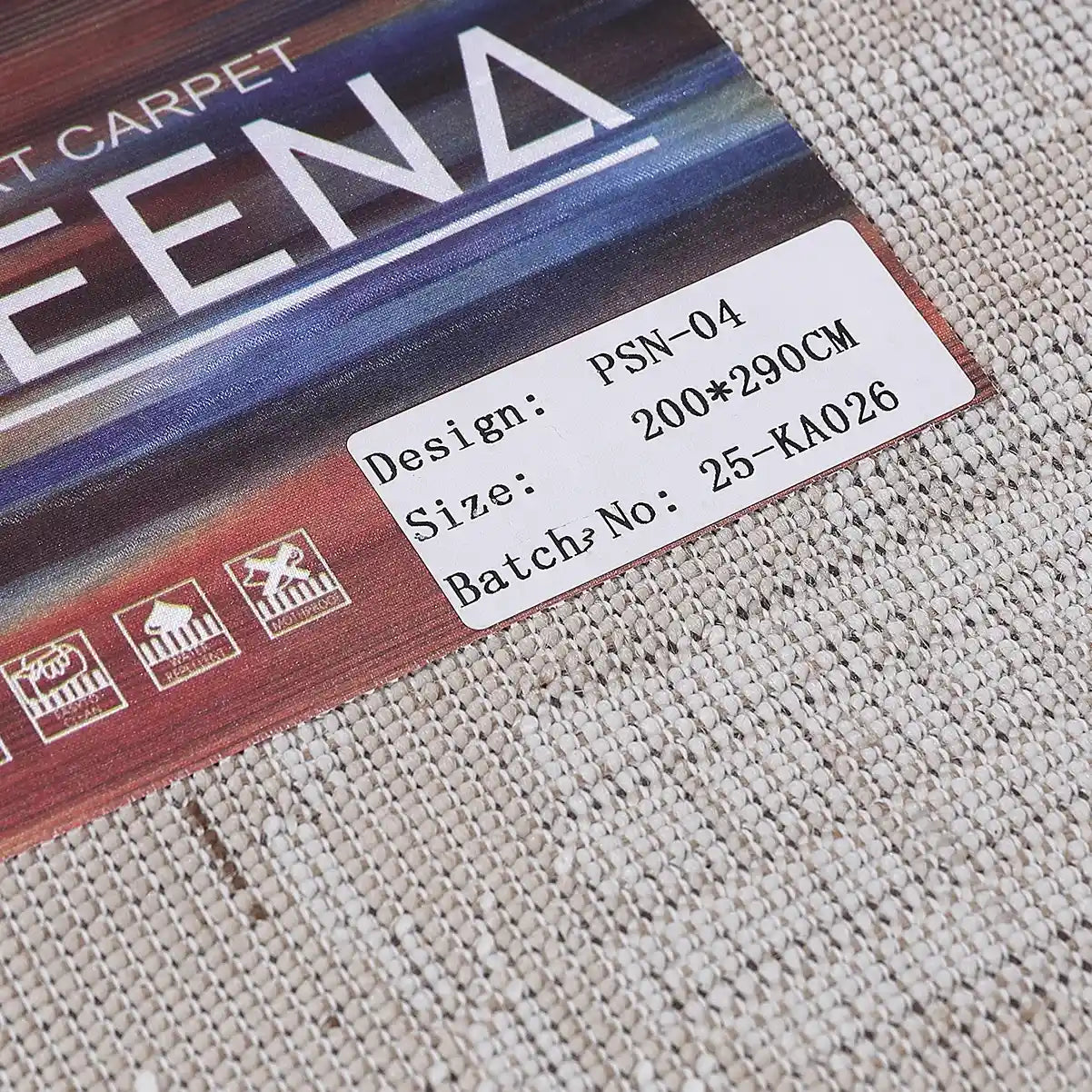 Puxina Layered Block Abstract Neutral Area Rug