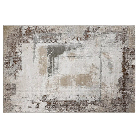 Puxina Soft Block Textured Area Rug