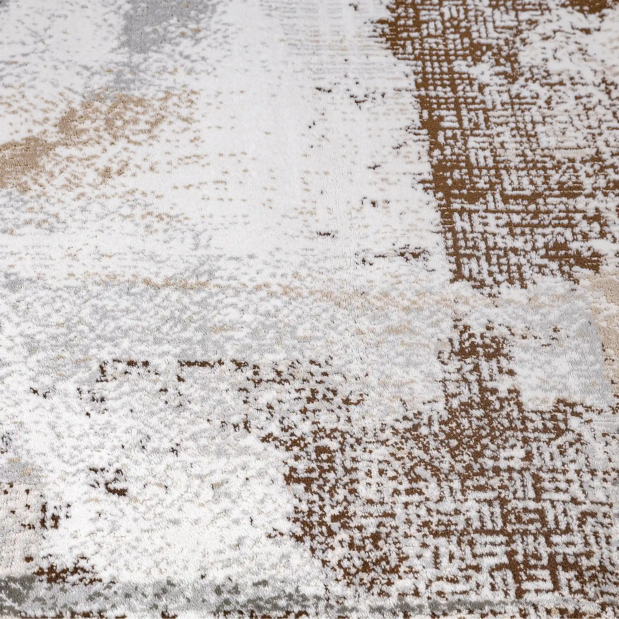 Puxina Soft Block Textured Area Rug