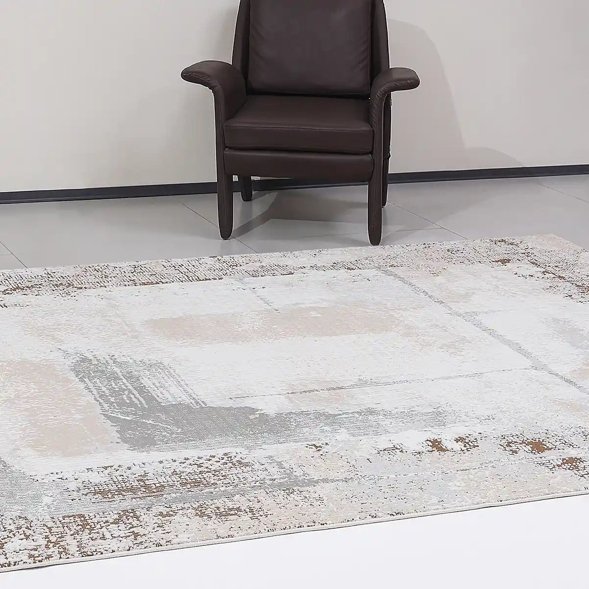 Puxina Soft Block Textured Area Rug