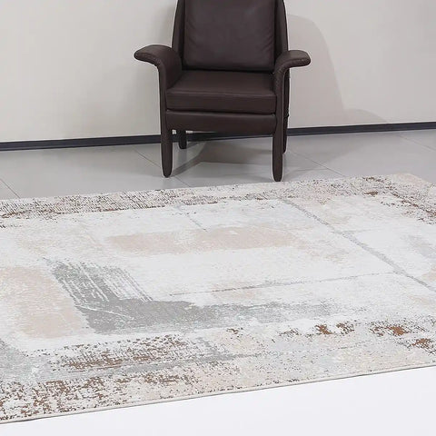 Puxina Soft Block Textured Area Rug