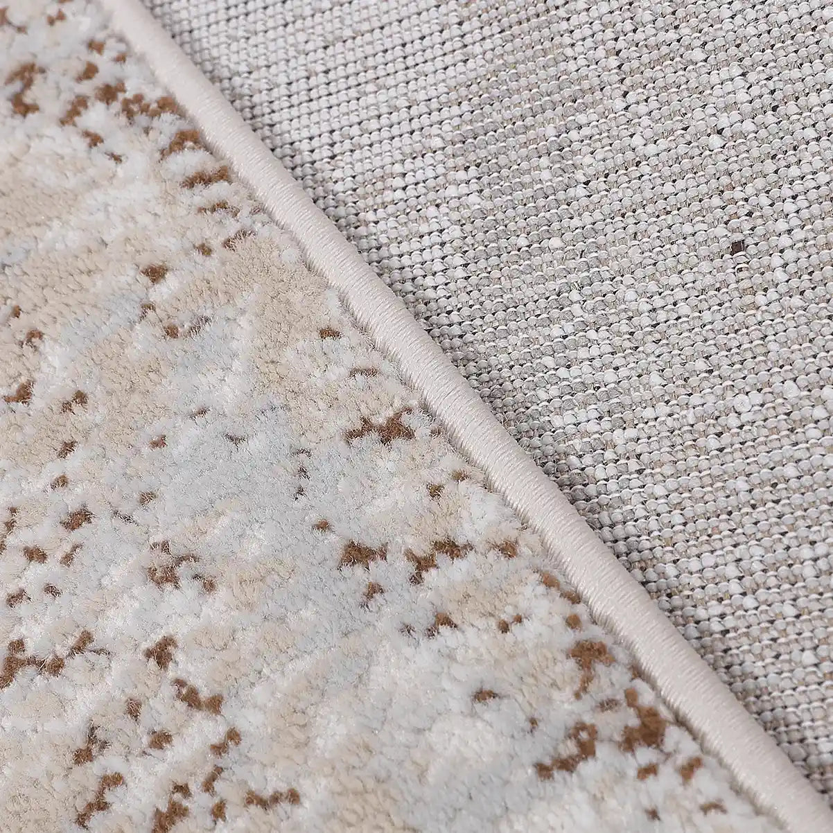 Puxina Soft Block Textured Area Rug