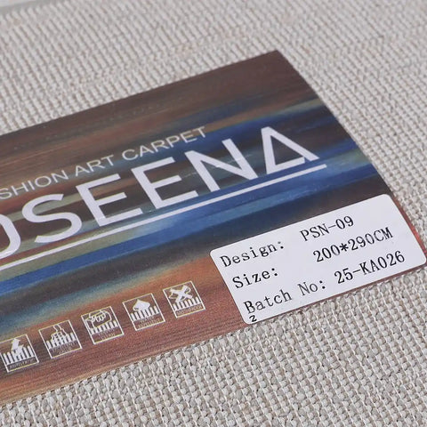 Puxina Soft Grid Calm Modern Area Rug