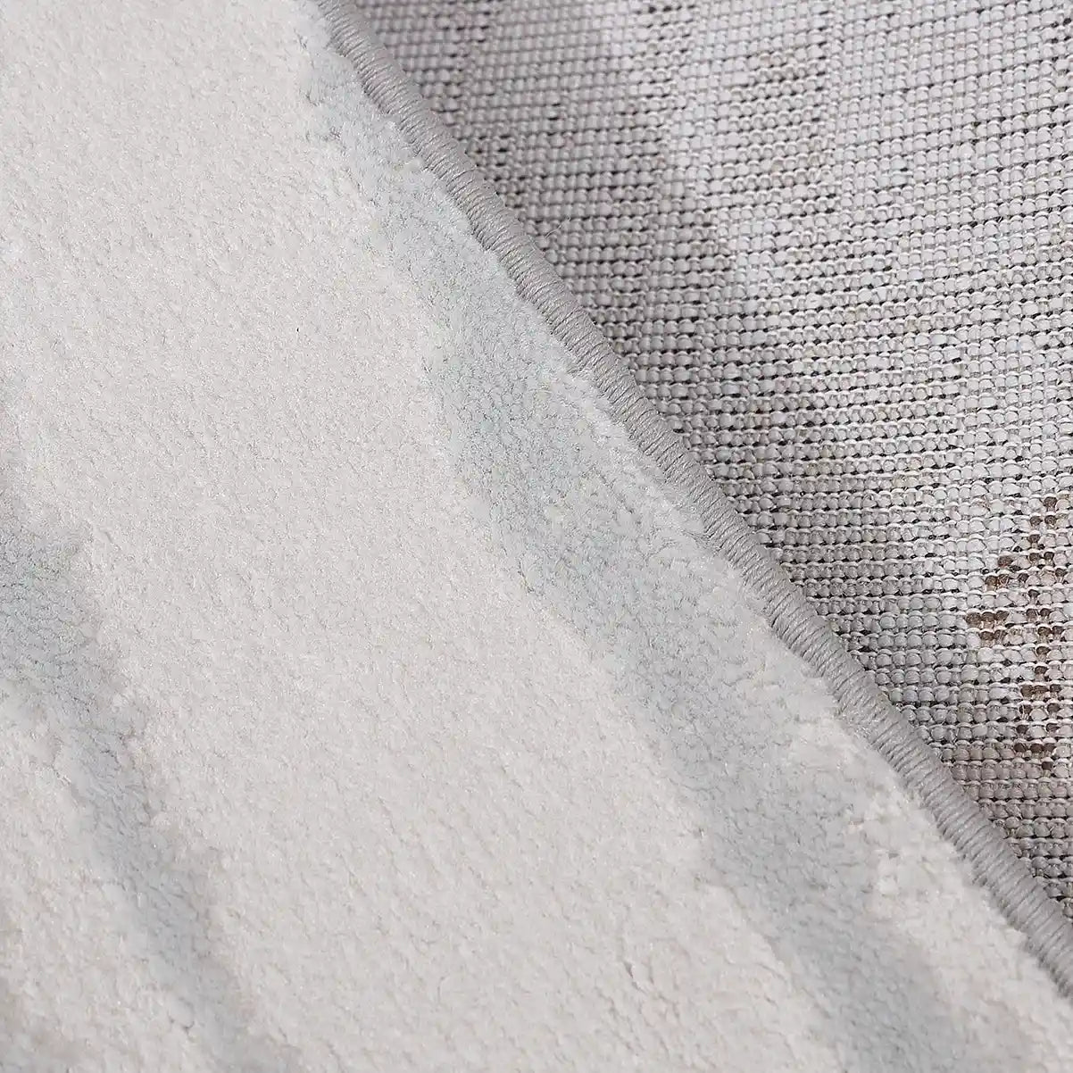 Puxina Soft Layered Block Abstract Neutral Area Rug