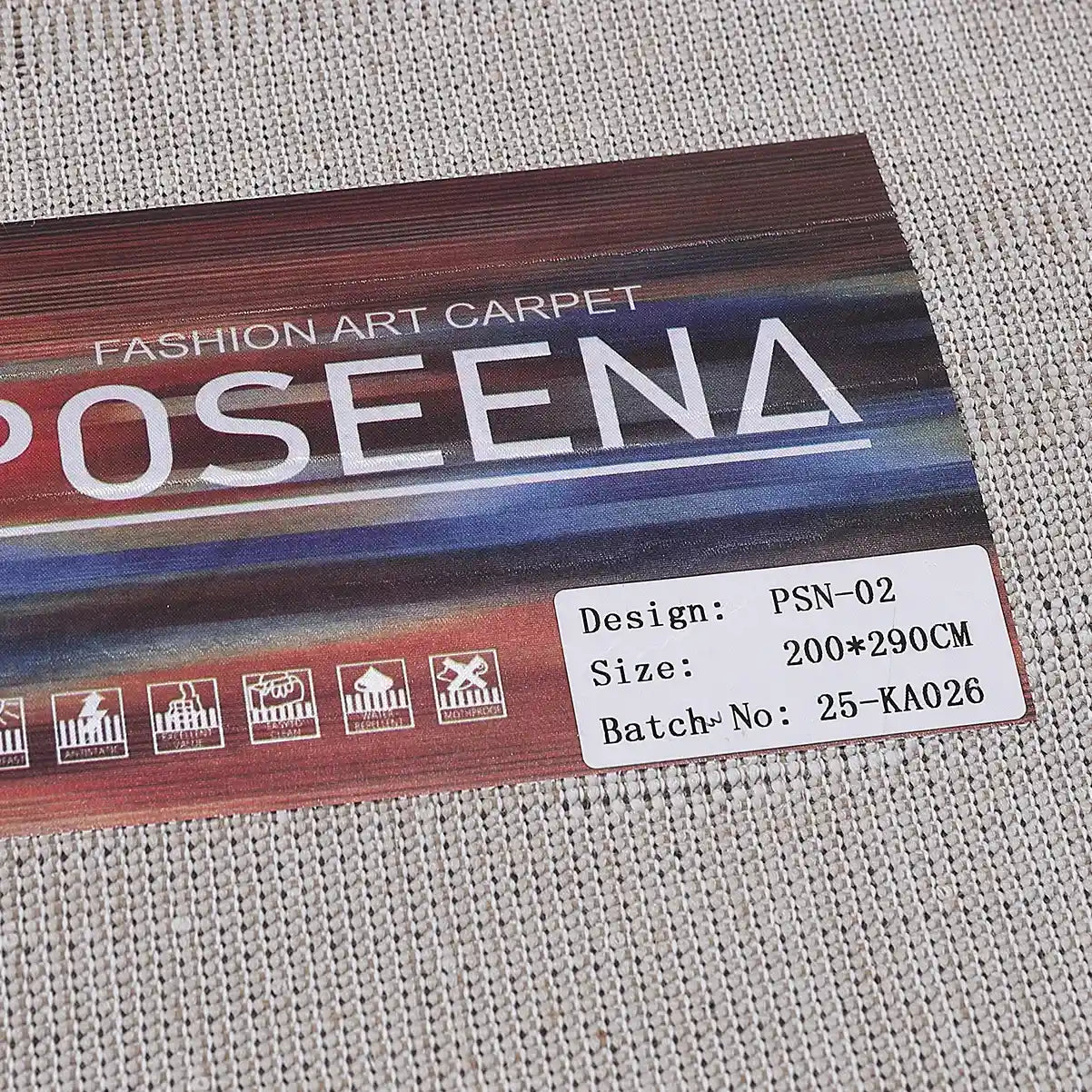 Puxina Soft Layered Block Abstract Neutral Area Rug