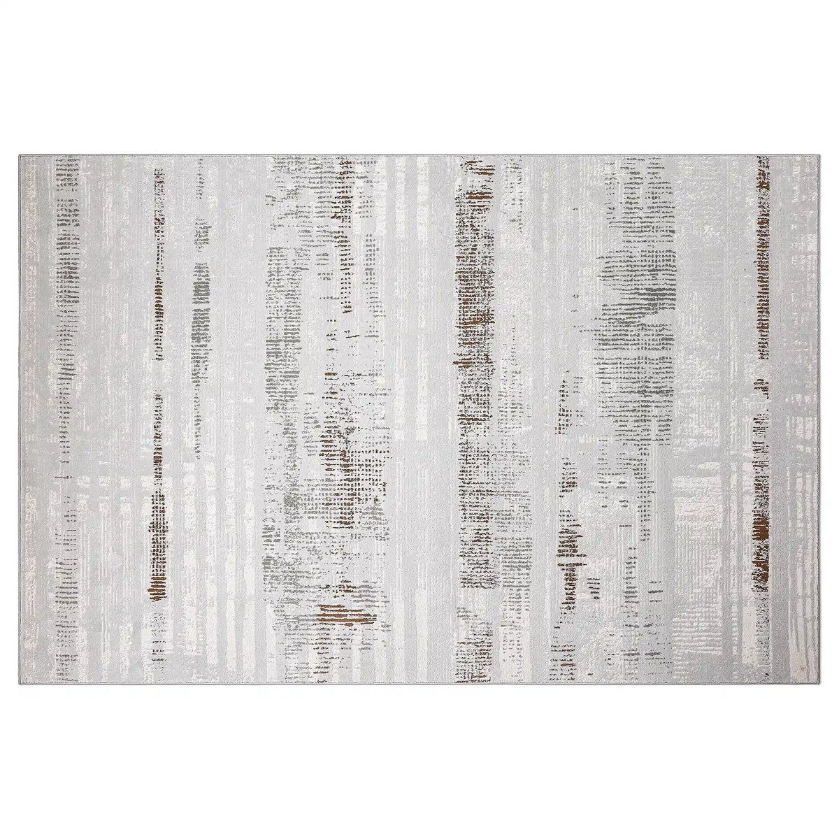 Puxina Soft Linear Texture Neutral Area Rug
