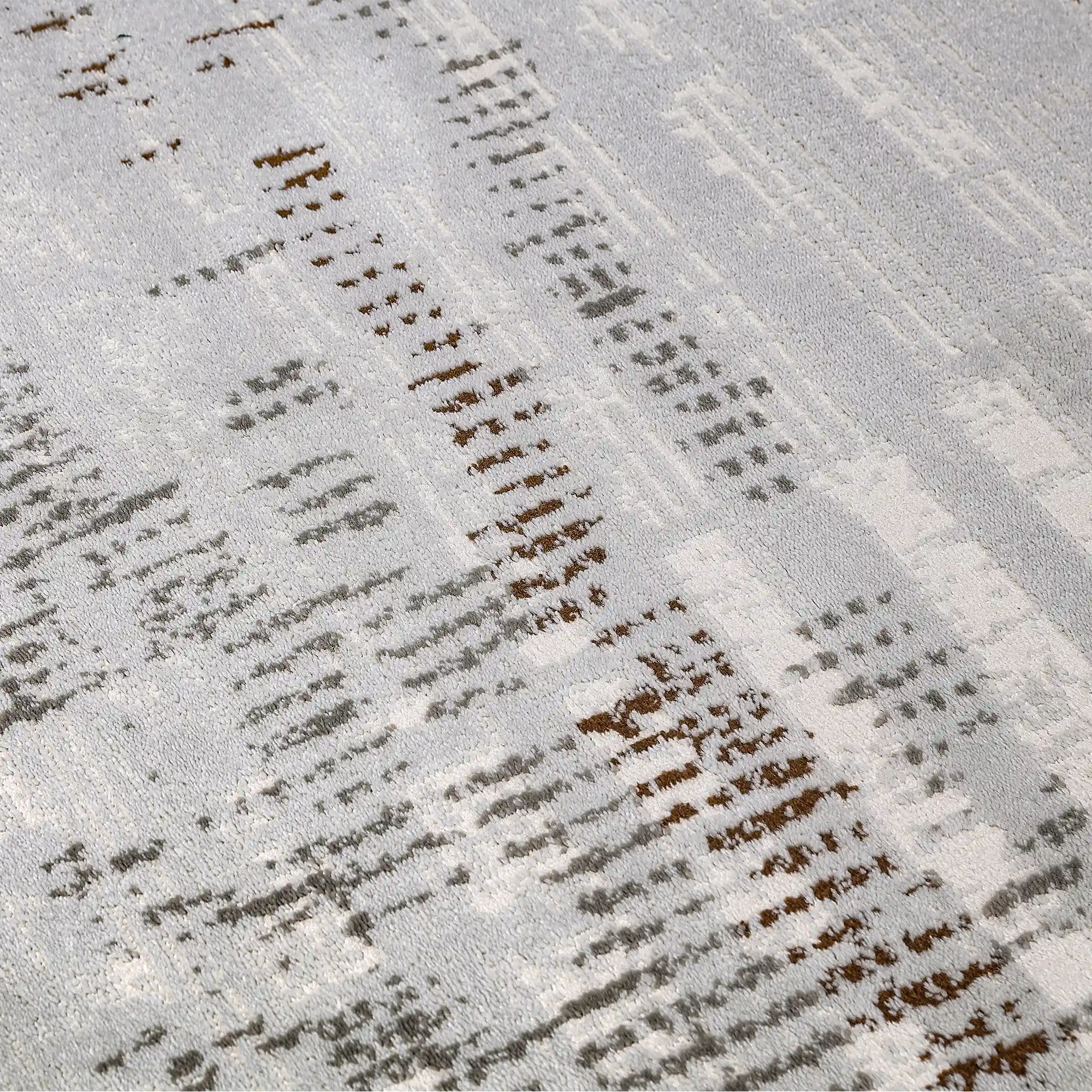 Puxina Soft Linear Texture Neutral Area Rug
