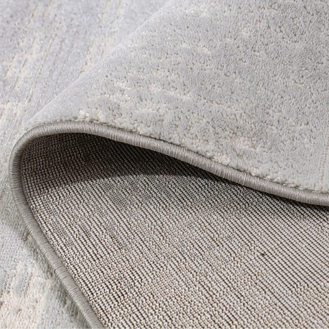 Puxina Soft Linear Texture Neutral Area Rug