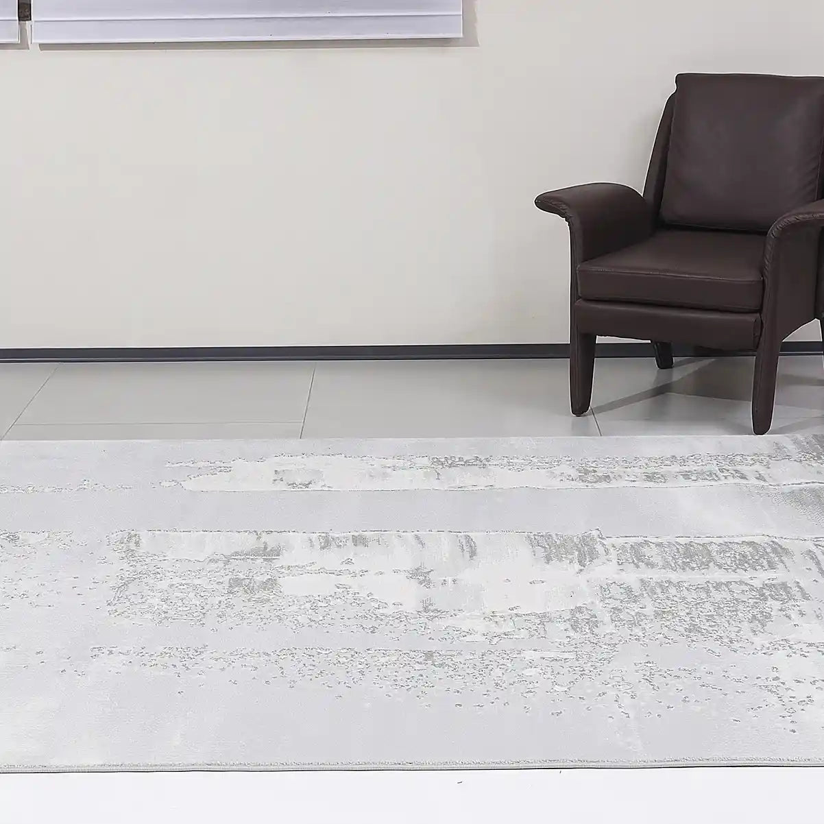 Puxina Horizon Soft Linear Texture Neutral Area Rug