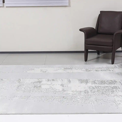 Puxina Horizon Soft Linear Texture Neutral Area Rug