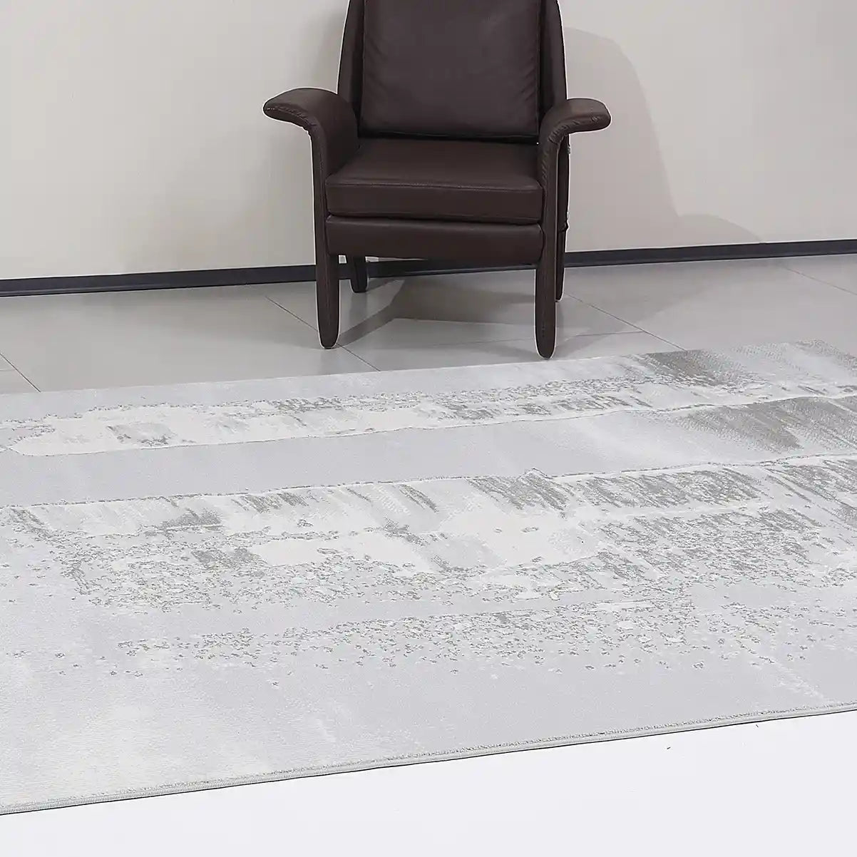Puxina Horizon Soft Linear Texture Neutral Area Rug