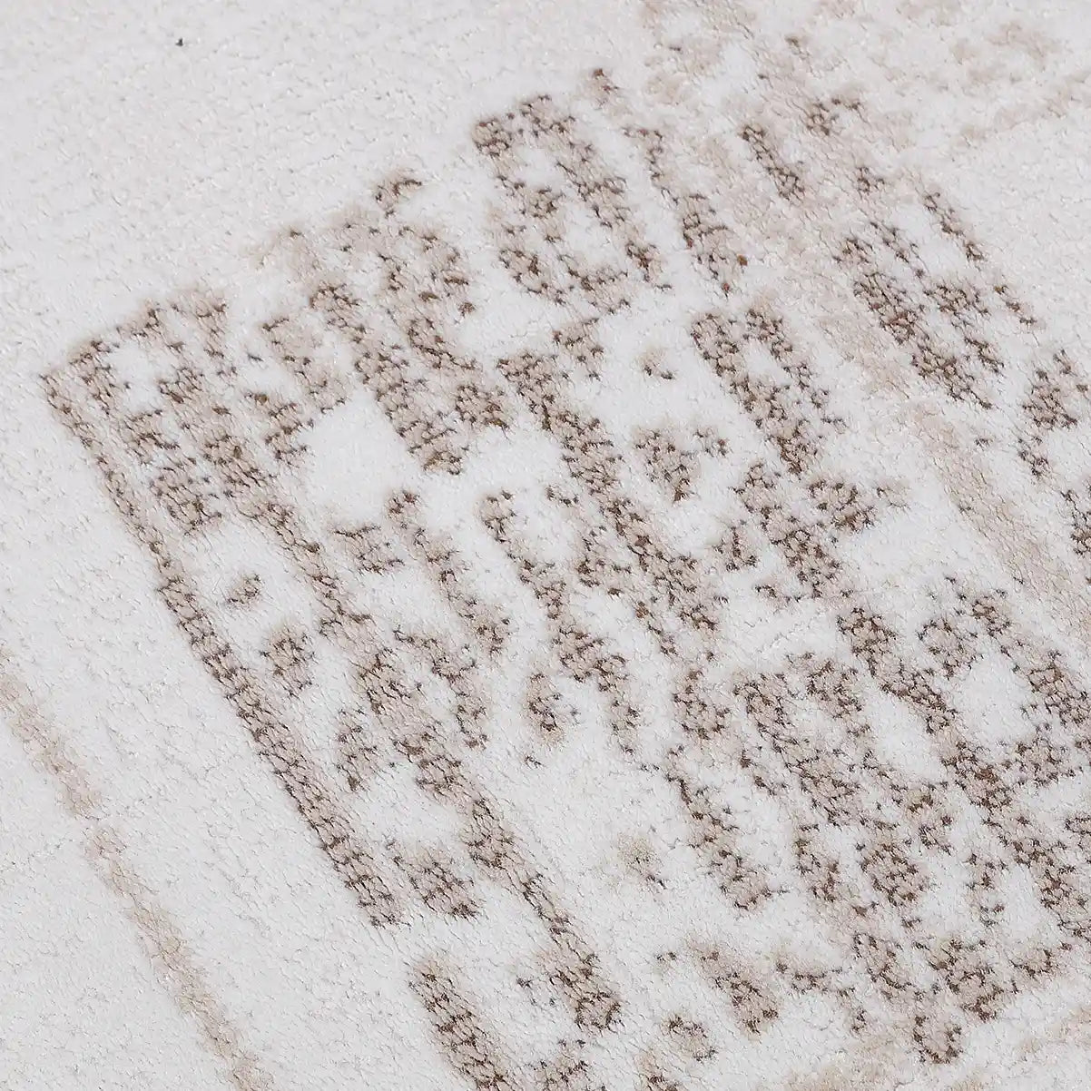 Puxina Subtle Grid Linear Neutral Area Rug