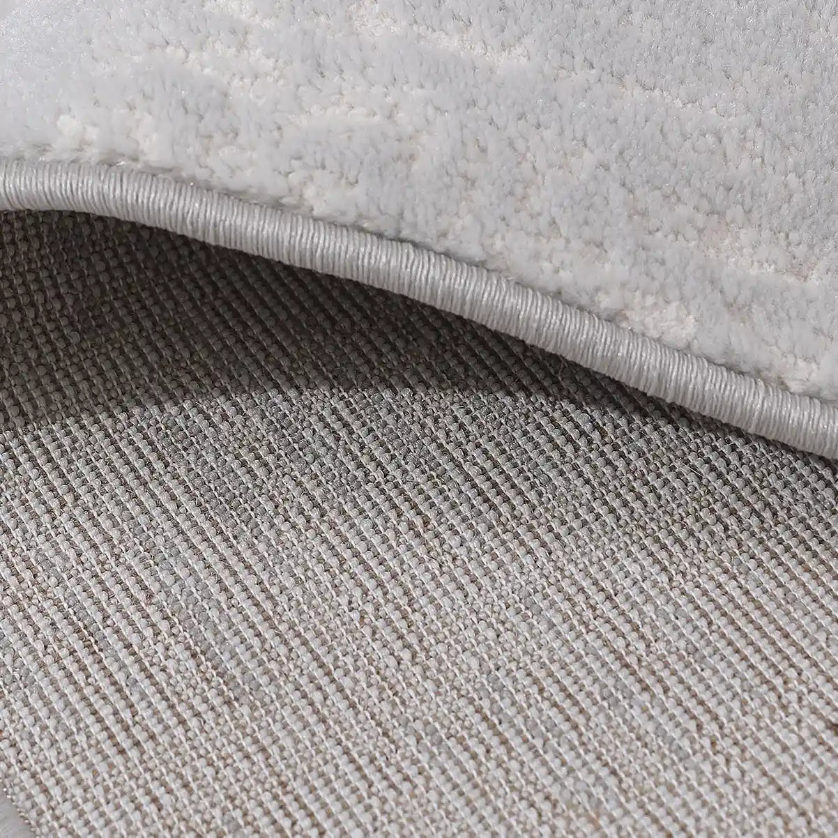 Puxina Soft Linear Texture Neutral Area Rug