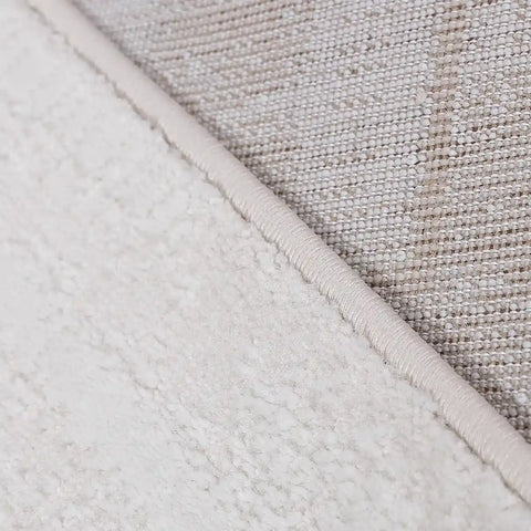 Puxina Subtle Grid Linear Neutral Area Rug