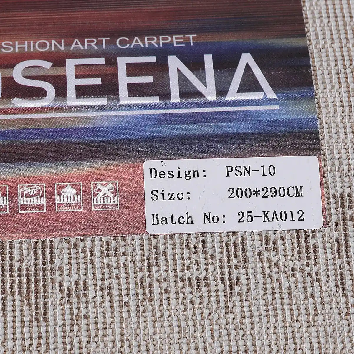 Puxina Soft Linear Texture Neutral Area Rug