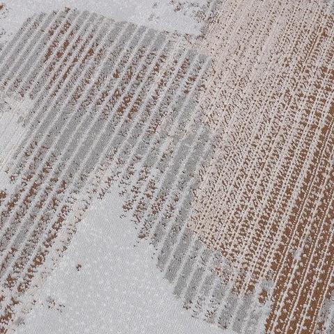 Puxina Soft Washed Brush Abstract Area Rug