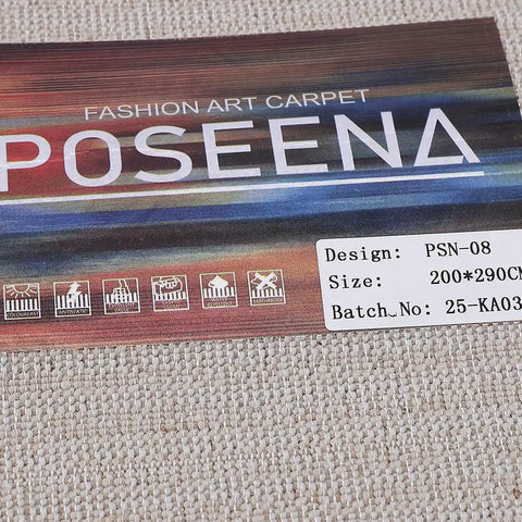 Puxina Soft Washed Brush Abstract Area Rug