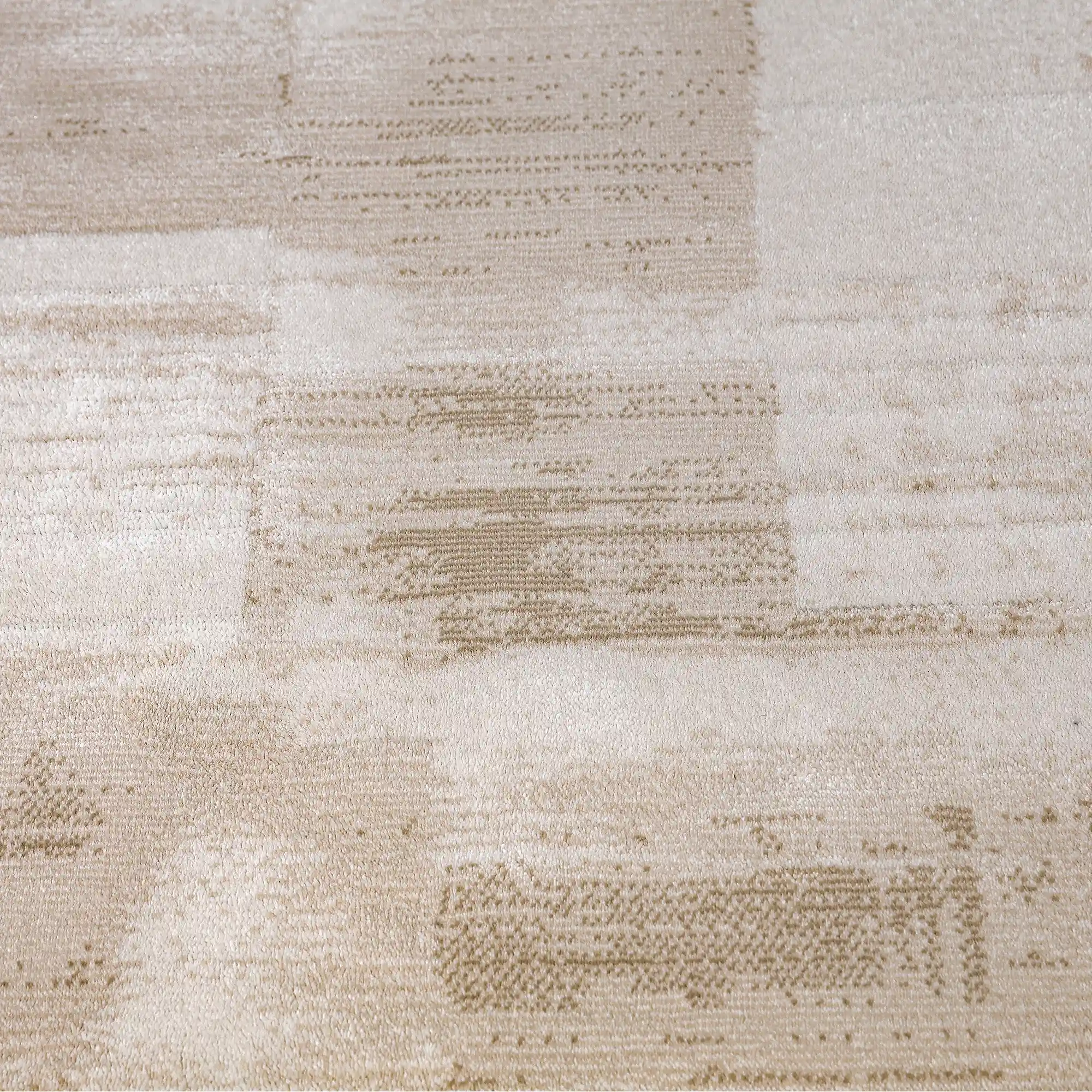 Shanluan Layered Horizon Abstract Neutral Area Rug