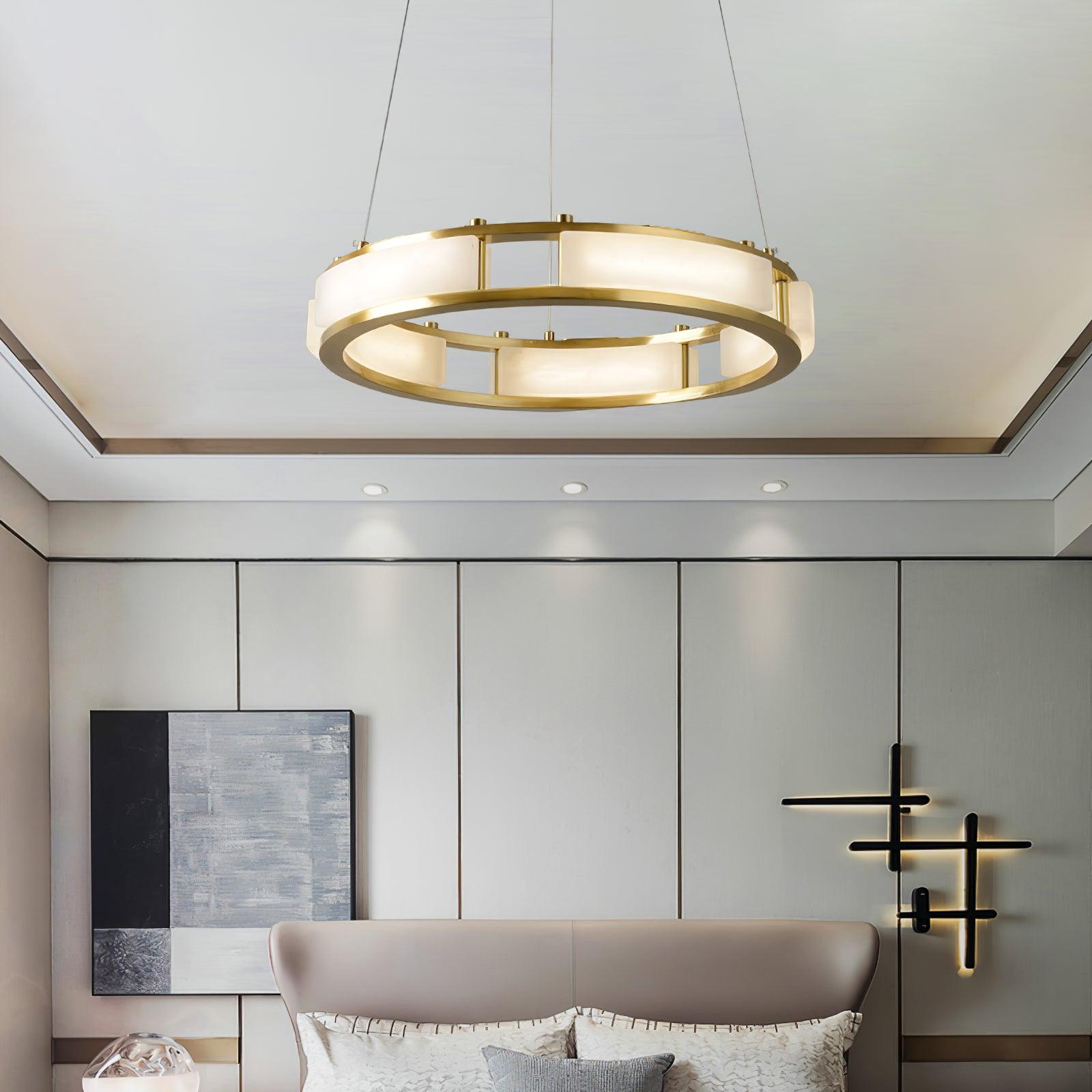 Qatar Alabaster Chandelier - Vakkerlight