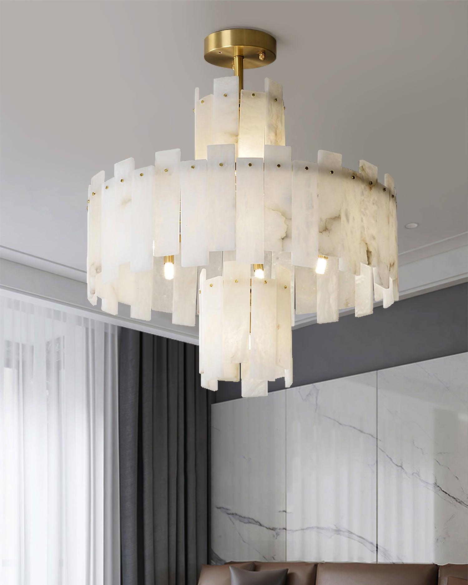 Regina Alabaster Chandelier - Vakkerlight