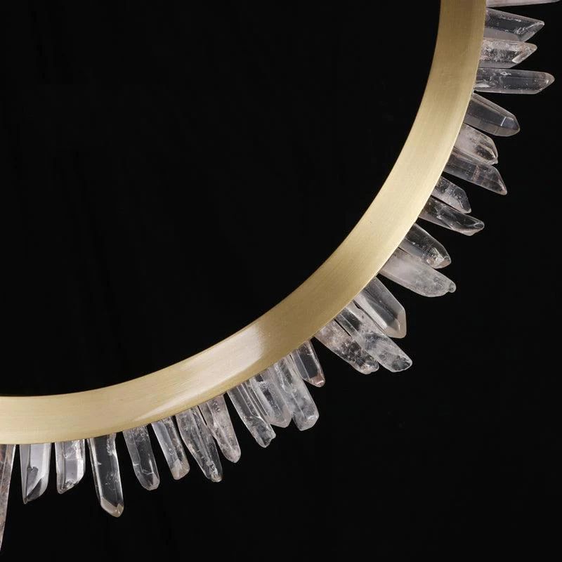 Rock Crystal Ring Chandelier - valleylamps