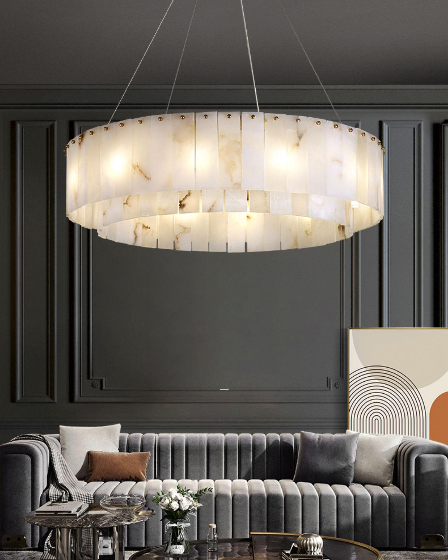 Rock Alabaster Chandelier - Vakkerlight