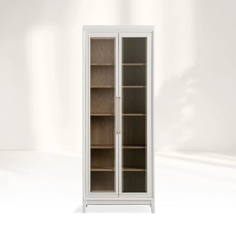 Rowan Modular Tall Clear Glass Cabinet