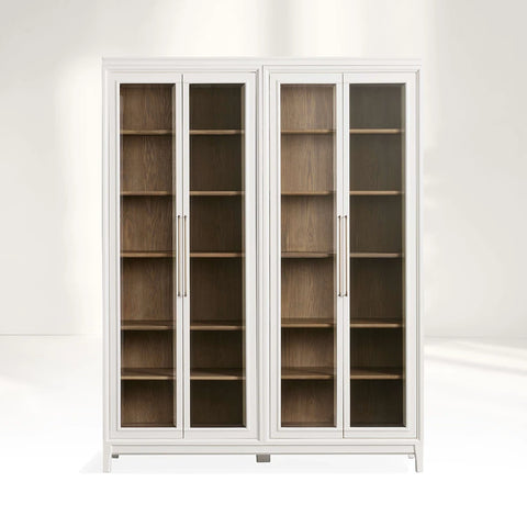 Rowan Modular Tall Clear Glass Cabinet