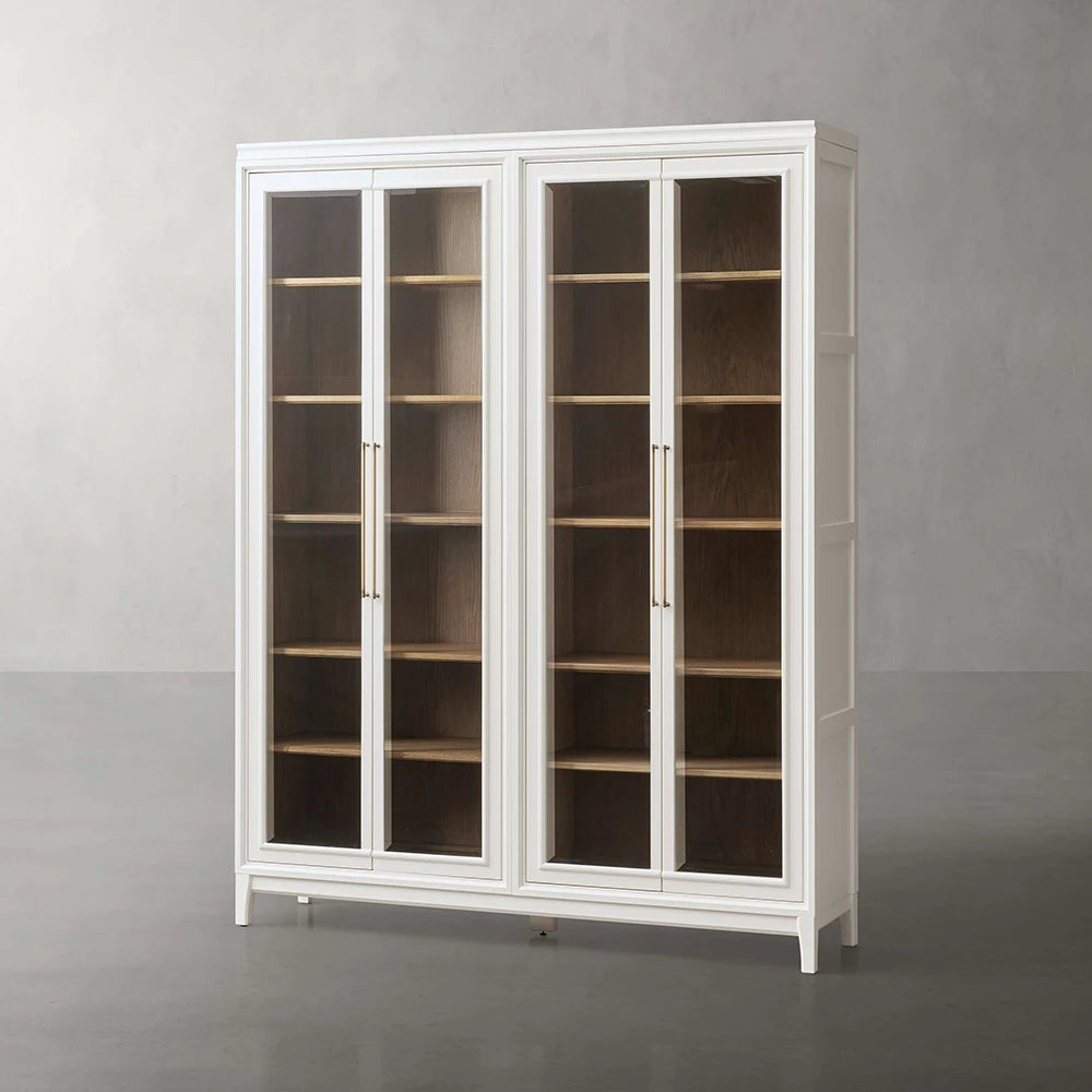 Rowan Modular Tall Clear Glass Cabinet