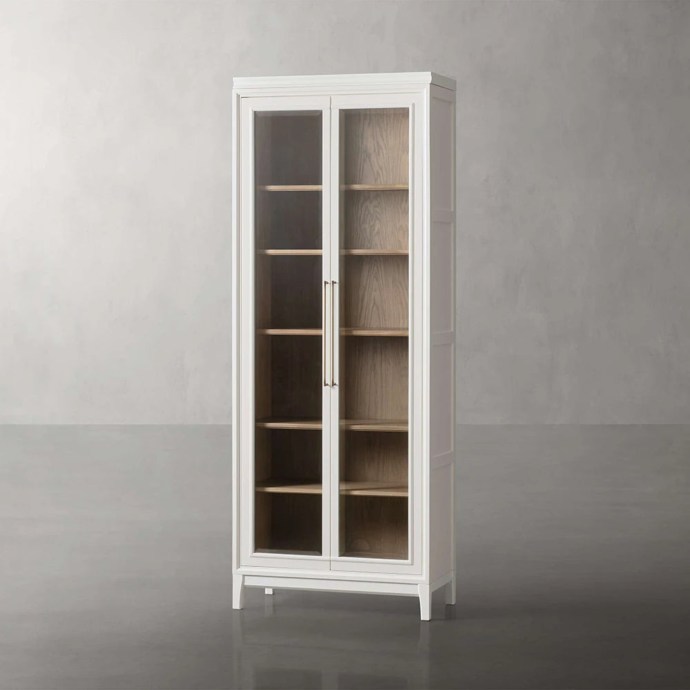 Rowan Modular Tall Clear Glass Cabinet