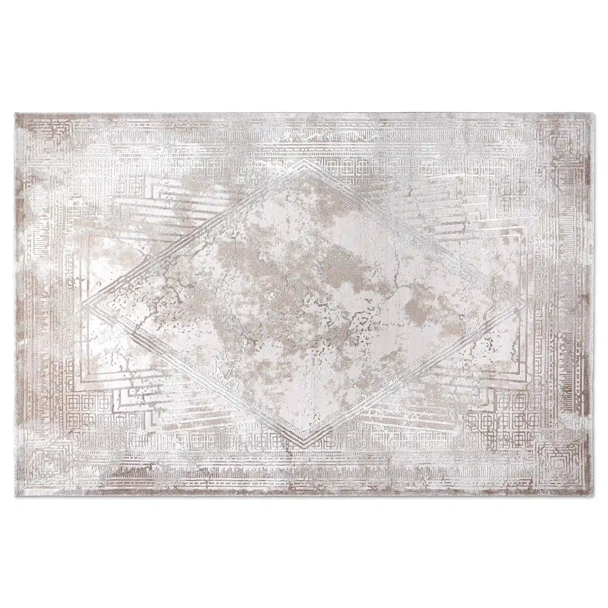 Safei Layered Geometric Calm Area Rug