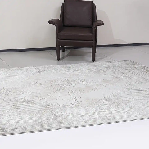 Safei Layered Geometric Calm Area Rug