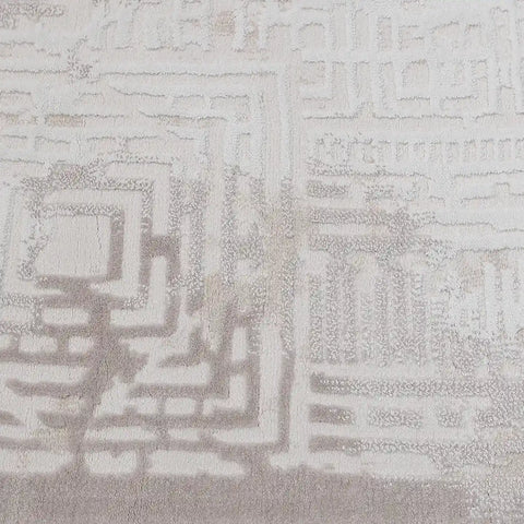 Safei Layered Geometric Calm Area Rug