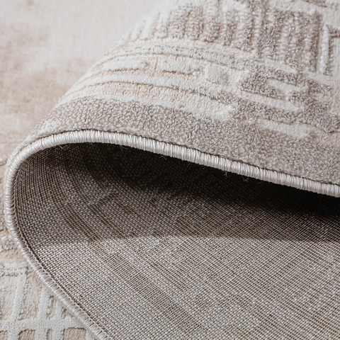 Safei Layered Geometric Calm Area Rug