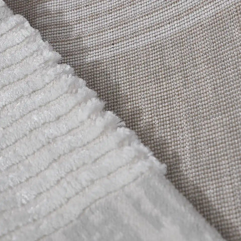 Safei Textured Grid Calm Interior Area Rug