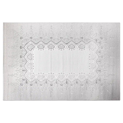 Shafei Ornamental Border Calm Interior Area Rug