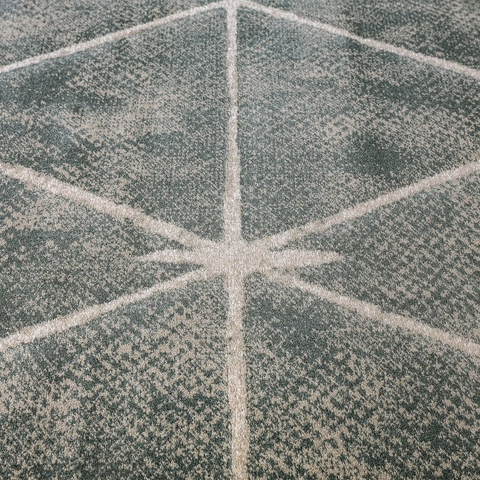 Torino Faceted Grid Abstract Neutral Area Rug