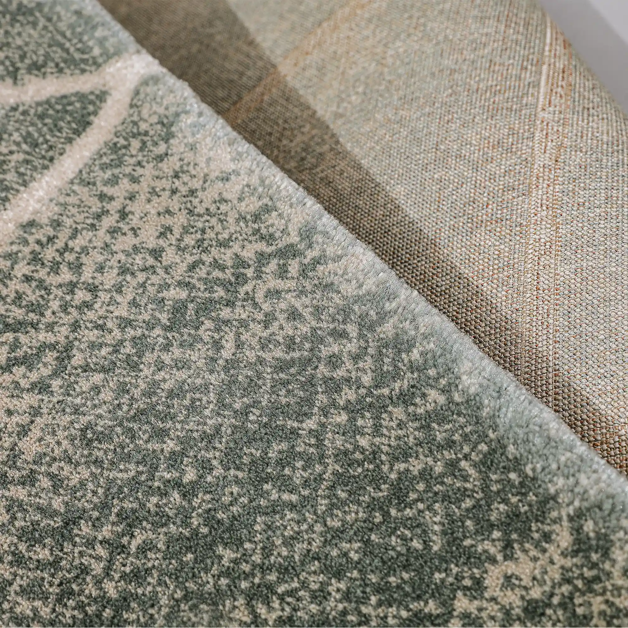Torino Faceted Grid Abstract Neutral Area Rug