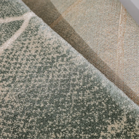 Torino Faceted Grid Abstract Neutral Area Rug