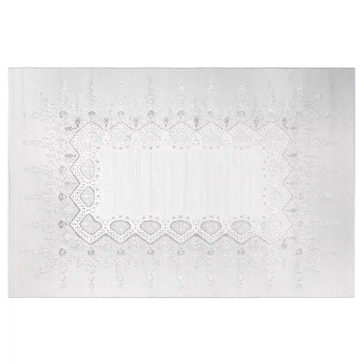 Shafei Ornamental Border Calm Interior Area Rug