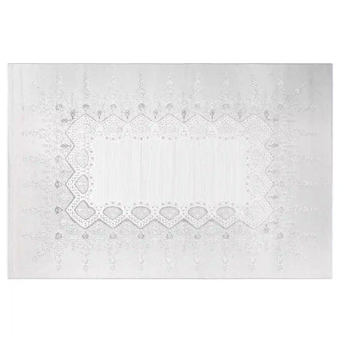 Shafei Ornamental Border Calm Interior Area Rug